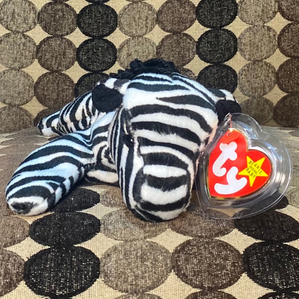 ty Beanie Babies Ziggy 1995 P.V.C. Pellets